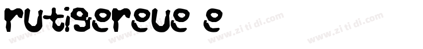 FrutigerNeueLTW1G Re字体转换